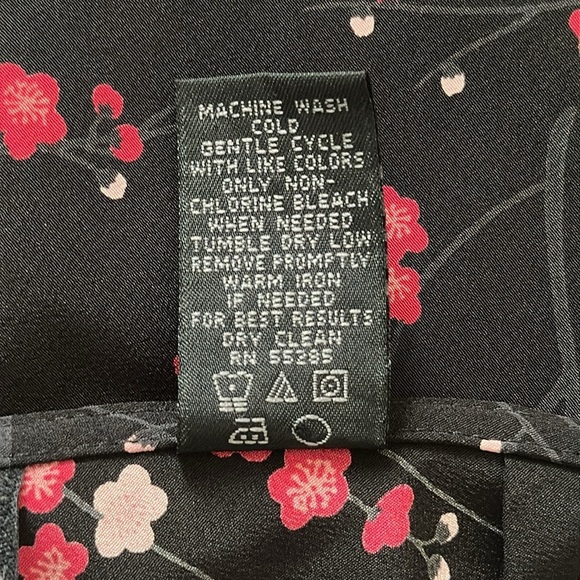 Vintage Express Y2K Floral Midi Skirt Side Zipper Fairy Whimsygoth 9/10 - Picture 9 of 11